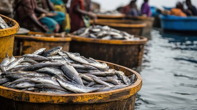 Coastal communities in Kenya use sustainable fishing methods to reduce overfishing and promote marine biodiversity