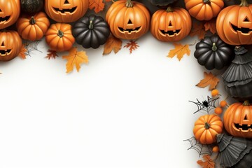 Halloween backgrounds vegetable pumpkin.
