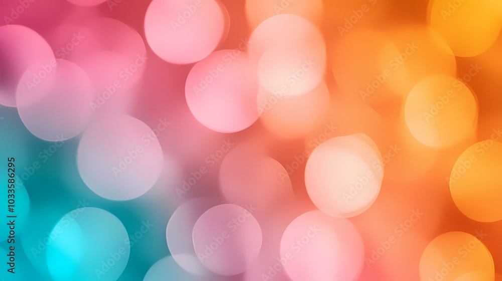 Poster the image contains an abstract background of out-of-focus lights that are blurred into a beautiful, 