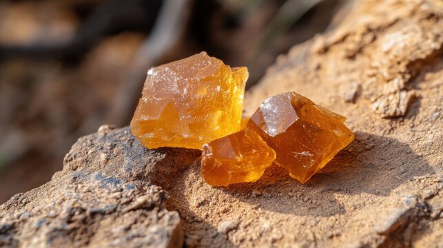 Guggul resin extracted from commiphora mukul for natural wellness and alternative medicine