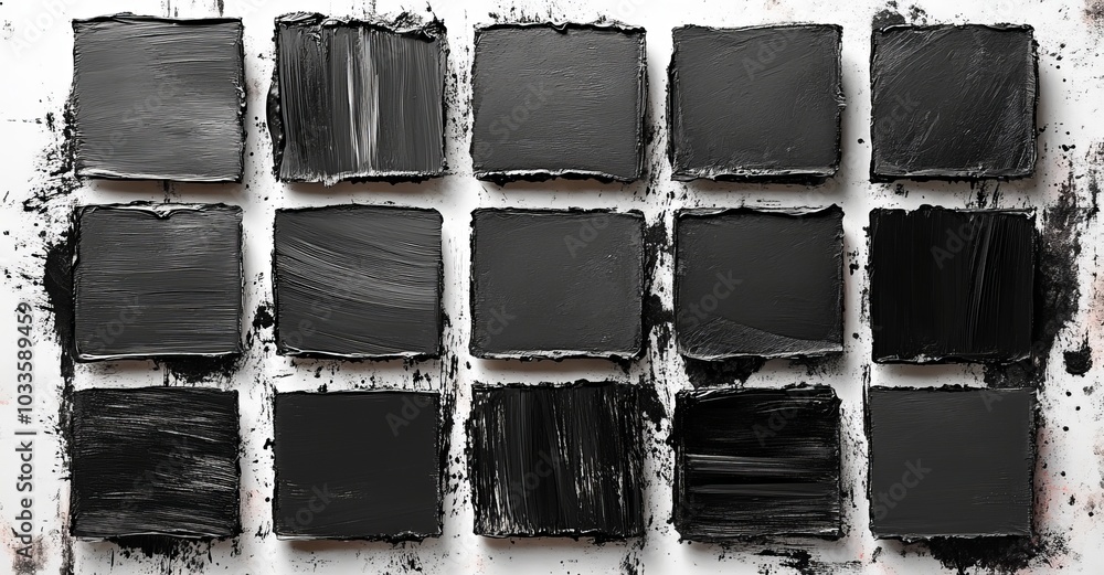 Poster the background is grungy square template background. it contains hand drawn rectangular shapes. the 