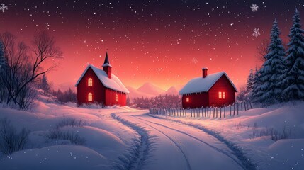 landscape with house