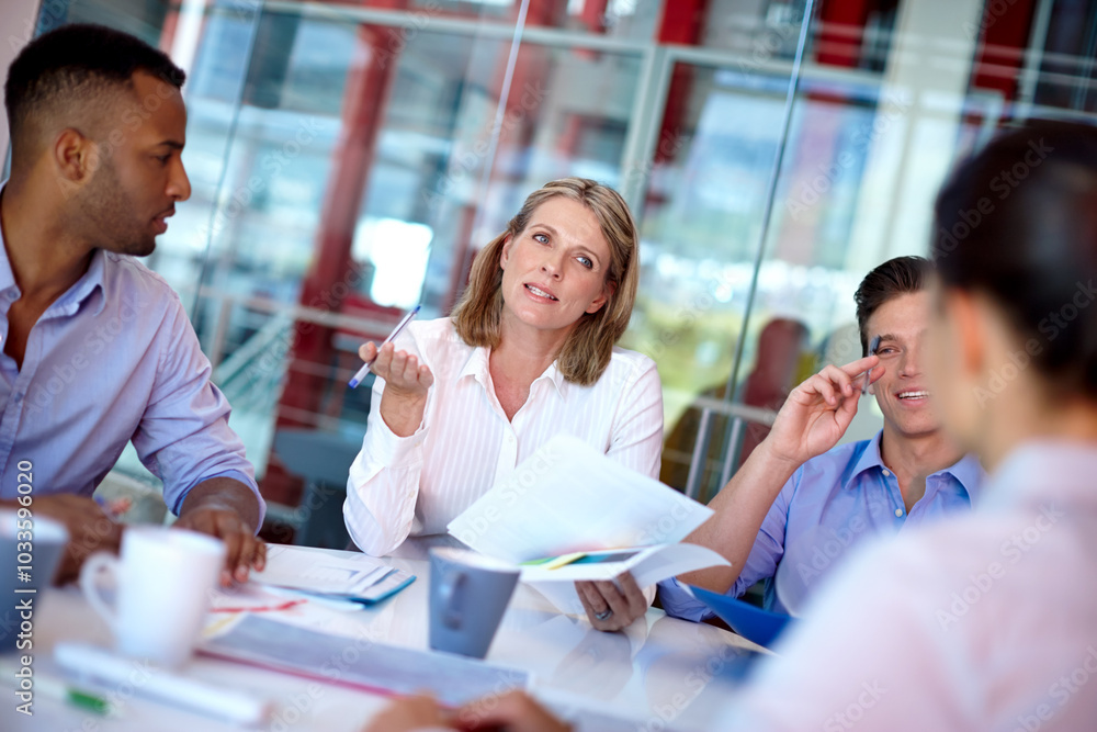 Aufkleber business people, teamwork and conversation with collaboration and management of work consultant staf