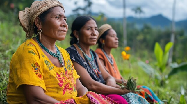 Indigenous communities in Latin America Learn about climate change and develop strategies to protect land and their resources.
