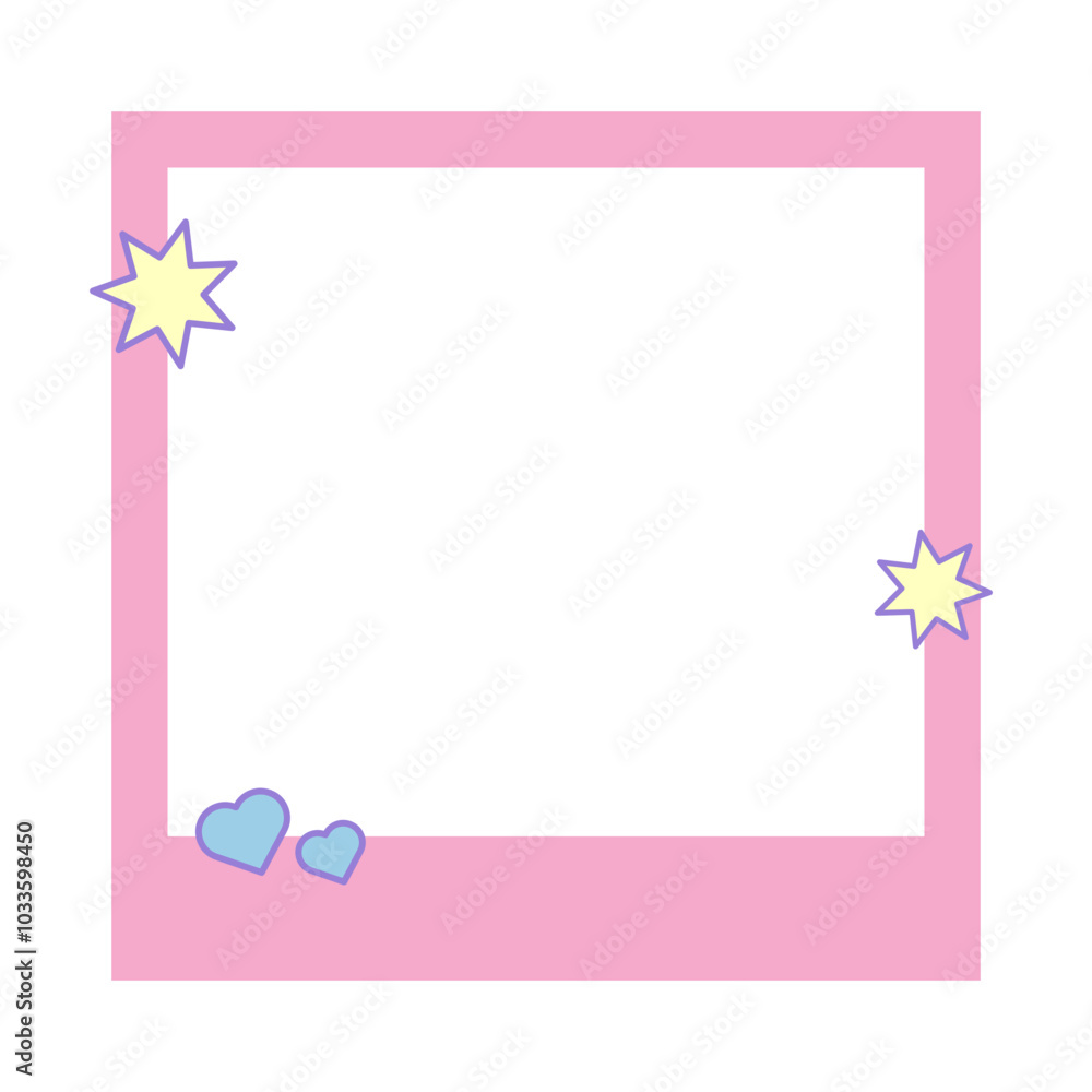 Poster Cute Retro Frame