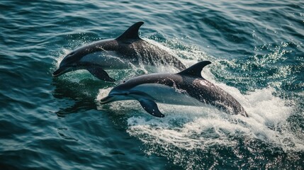 Fototapeta premium Marine conservationist Collaborate in dolphin, whale, and seal recovery efforts