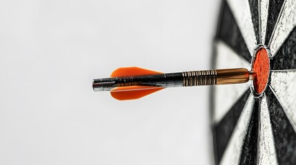 darts on white background with copy space. 