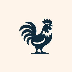 Chicken logo icon vector illustration