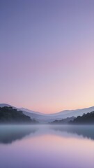 Fototapeta premium A sky blue to lavender gradient, reminiscent of a serene dawn sky, adding a soothing visual element 