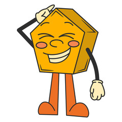 Retro Cheerful Character Illustration