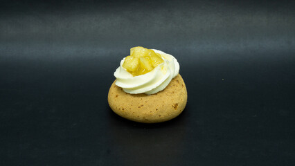 Mini Doughnut with many filling finger food delicious sweet