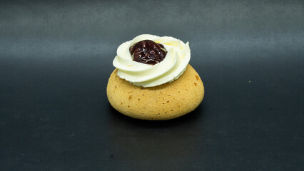Mini Doughnut with many filling finger food delicious sweet