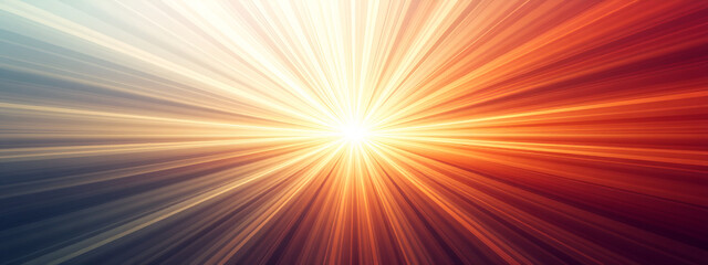 Obraz premium intensi raggi di luce o energia che si irradiano da un nucleo luminoso illustrazione con elementi a tema cosmico surreale