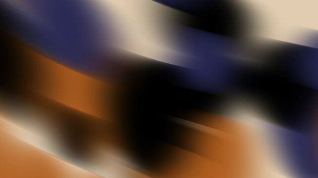 Abstract Blurred Animation Background. An abstract blur effect with black, blue, orange gradient 