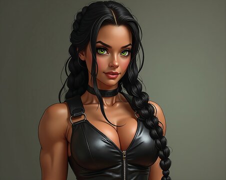 Beautiful athletic lady