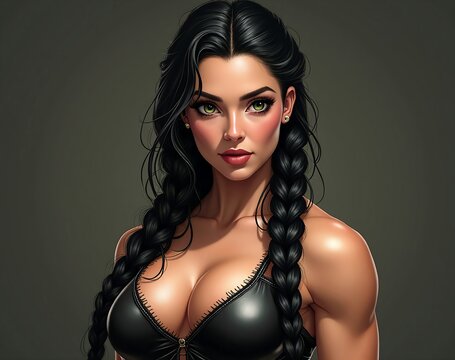 Young athletic woman