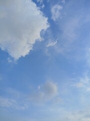 blue sky with clouds