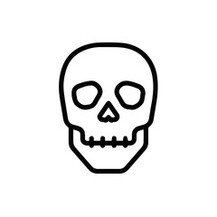 Skull icon symbol vector image illustration

