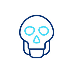 Skull icon symbol vector image illustration
