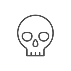 Skull icon symbol vector image illustration
