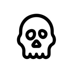 Skull icon symbol vector image illustration
