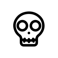Skull icon symbol vector image illustration
