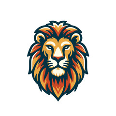 Fototapeta premium Lion modern sports logo mascot