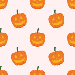 Adorable Jack-O'-Lantern Background - Cute and Playful Design for Creative Projects