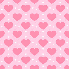 Adorable Love Heart Background - Cute and Playful Design for Creative Projects
