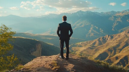 Obraz premium Majestic Mountain View - Epic Hike Landscape