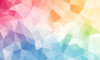 Fototapeta premium Abstract_2D_geometric_colorful_background,generation AI