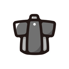 Kimono outline icon for graphic design, apps and websites