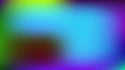 A vibrant abstract background with a soft blur of multiple colors, including blue, green, yellow, and purple. The smooth transitions create a dreamy and surreal effect.