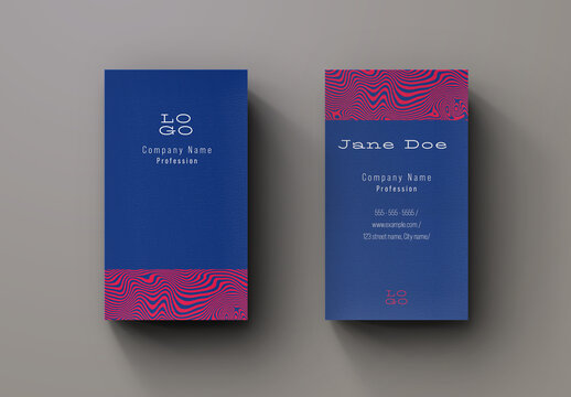 Minimal Personal Business Card Layout