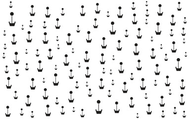 Memphis Pattern Abstract Element Background with Black and white colors