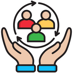 Customer Retention Icon