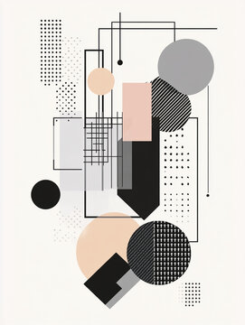 abstract geometric make up artist