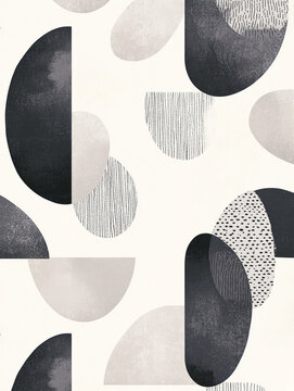 abstract geometric black and white texture