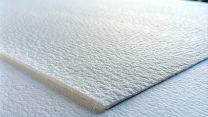 Obraz premium Close up of white fiber sheet for roof patch coating, abstract background