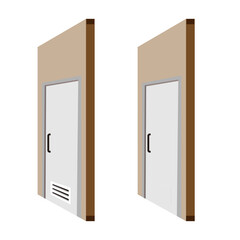 Door Ventilation Vector Illustration.eps