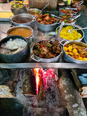 Wood stove in typical rural house in the interior of Brazil