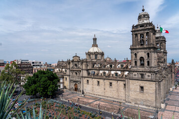Naklejka premium Cathédrale Métropolitaine de Mexico, Cdmx, Mexique