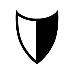 Shield icon vector. Defence illustration sign. Armor symbol. protection logo. security mark.