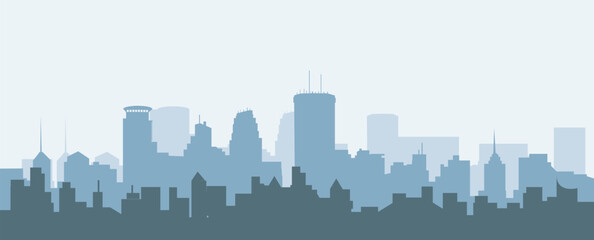 minneapolis morning skyline