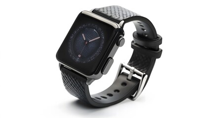 Fototapeta premium Wireless Smart Watch isolated on white. 