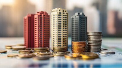 Real Estate Investors in China Losing Billions, Depicted by Financial Statements with Huge Losses, Reflecting Market Collapse and Financial Ruin