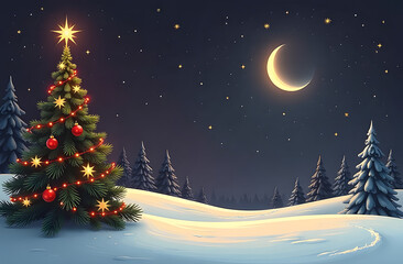 Fototapeta premium christmas background of free space and copy space, christmas poster