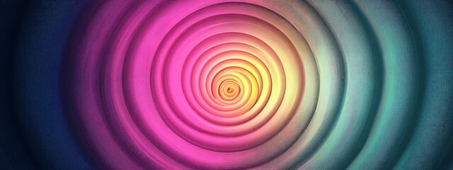Obraz premium Abstract swirl of colorful circles.