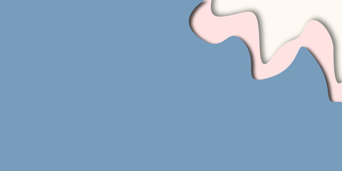 Abstract background template. Contemporary collage with organic shapes and line in pastel colors. for wall framed prints, canvas prints, poster, home decor, cover, wallpaper. Vector Illustration