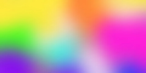 Abstract Rainbow Gradient Background. Vector Vivid Colorful Texture.